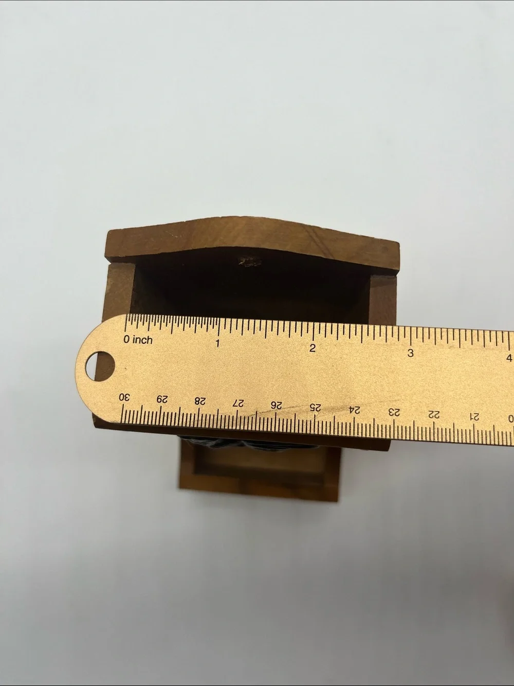 Vintage wooden Rooster matchbox holder